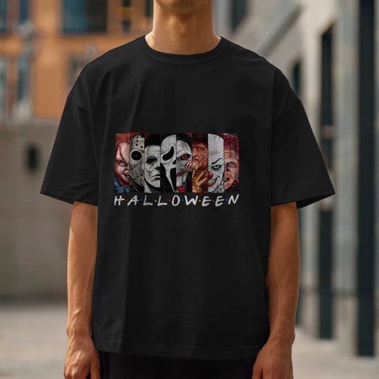 Unisex "Halloween" Oversized Graphic placement T-Shirt