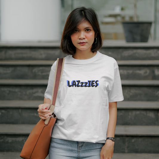 LAZzzIES Official Oversized Graphic Placement T-Shirt