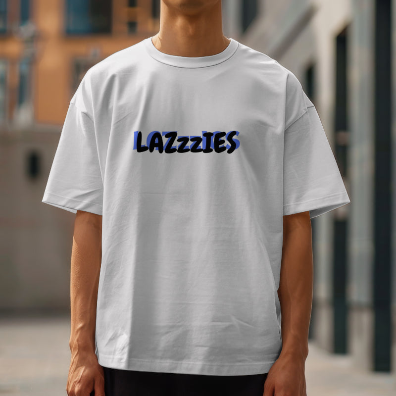 LAZzzIES Official Oversized Graphic Placement T-Shirt