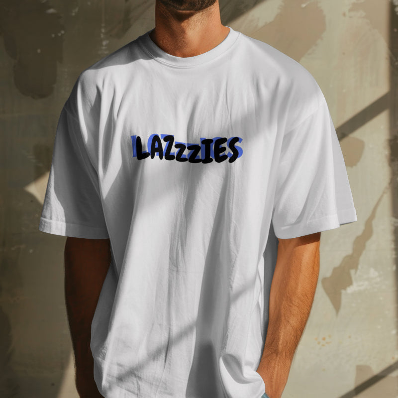 LAZzzIES Official Oversized Graphic Placement T-Shirt