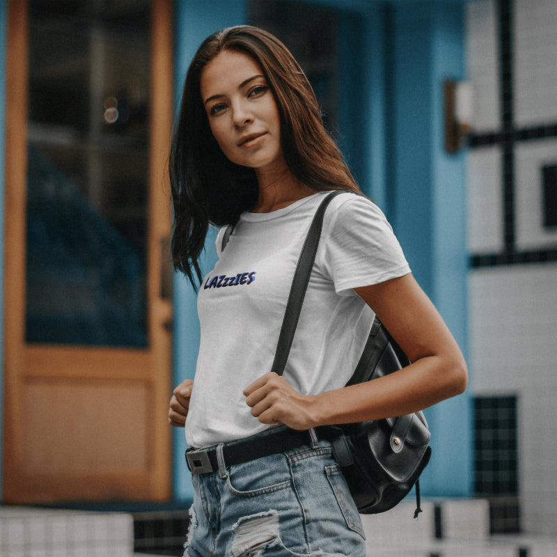 LAZzzIES Official Oversized Graphic Placement T-Shirt