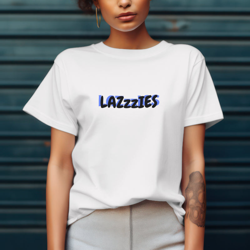 LAZzzIES Official Oversized Graphic Placement T-Shirt